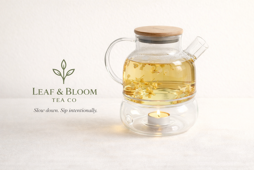 The Bloom Ritual Glass Teapot Set (900ml)
